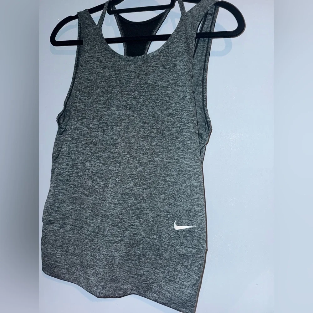 Nike Women's Dri-Fit Charcoal Tank Top
